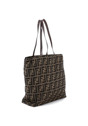 Fendi Pre-Owned Vintage Open Zucca Canvas Medium tote bag - Brown