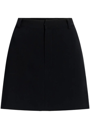 Cinq A Sept Marie pressed-crease crepe skorts - Black