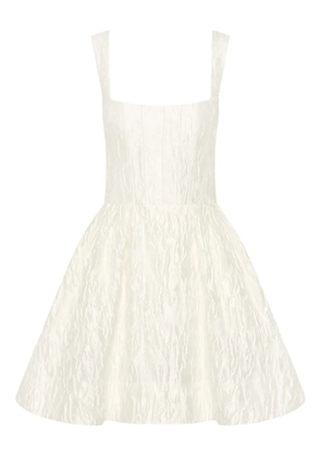 Rebecca Vallance Vanilla Dreams square-neck mini dress - White