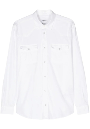 DONDUP yoke-design shirt - White