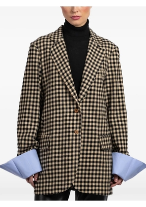 Jejia Birkin checked blazer - Black