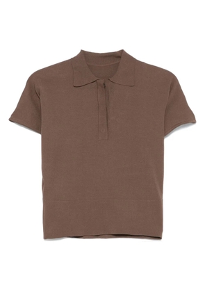 Nine In The Morning Angelina polo top - Brown