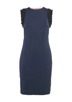 DSQUARED2 ruffle-trim dress - Blue