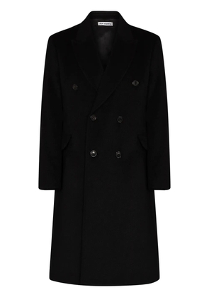 OUR LEGACY peak-lapel double-breasted coat - Black