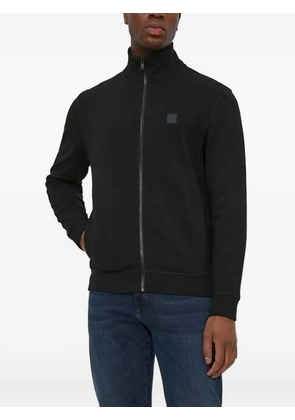 BOSS high-neck zip-up sweatshirt - Black