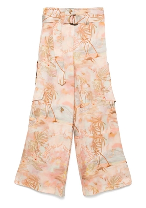 ZIMMERMANN Illuminate cargo pants - Orange