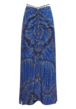 Altuzarra graphic-print skirt - Blue