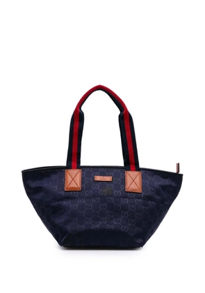 Gucci Pre-Owned 2016-2025 GG Nylon Web tote bag - Blue