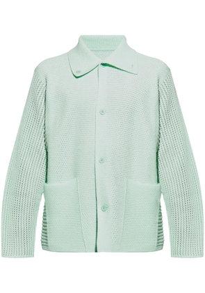 Homme Plissé Issey Miyake MC November cardigan - Green