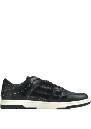 AMIRI perforated studded lace-up sneakers - Black