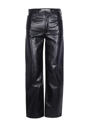 AGOLDE leather trousers - Black