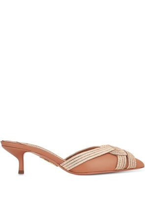 Aquazzura 50mm Felix mules - Pink