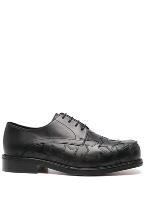 Stefan Cooke Star-patches Derby shoes - Black
