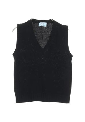 Prada Pre-Owned V-neck knitted vest - Black