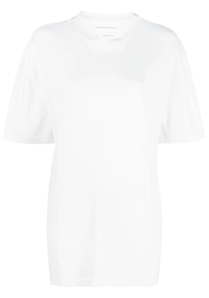 extreme cashmere cotton-cashmere T-shirt - White