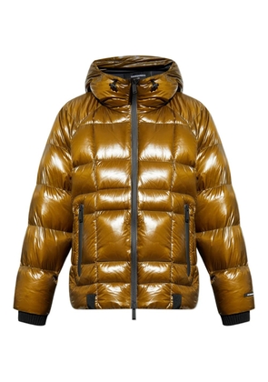 DSQUARED2 logo-patch bomber jacket - Gold