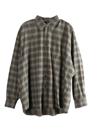 OUR LEGACY flannel check shirt - Grey