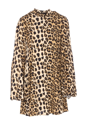 Aniye By leopard-print dress - Brown