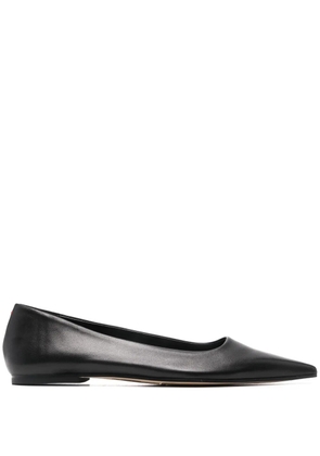 Aeyde Cassy leather ballet flats - Black