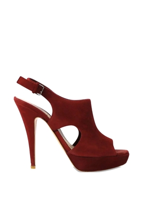 Miu Miu Pre-Owned platform stiletto sandals - Red
