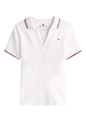 Tommy Hilfiger 1985 V-neck striped T-shirt - White