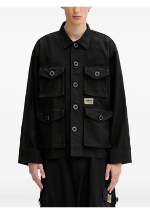 Neighborhood multi-pocket shirt jacket - Black