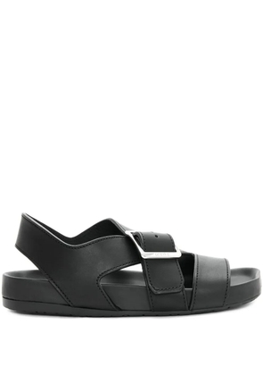 LOEWE buckle-strap flat sandals - Black