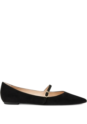Stuart Weitzman Emilia pointed-toe ballet flats - Black