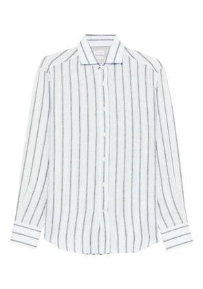 Brunello Cucinelli striped button-down shirt - Blue