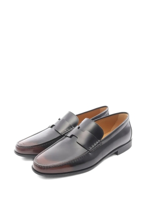 Hermès Pre-Owned 2010s Duke leather loafers - Black