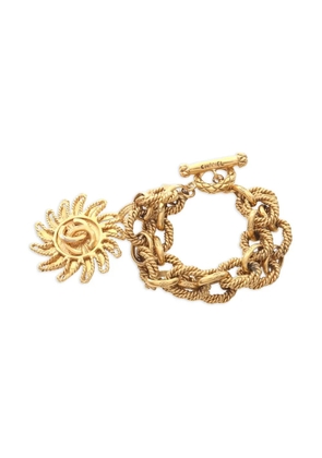 CHANEL Pre-Owned Coco Mark bracelet - Gold