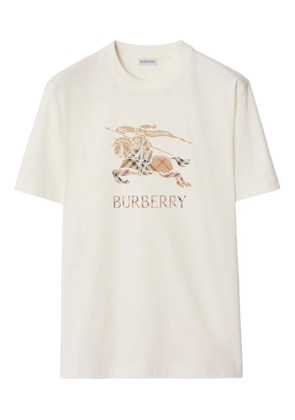 Burberry logo cotton T-shirt - White