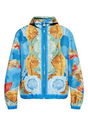 Versace Medusa-logo zip-fastening jacket - Blue