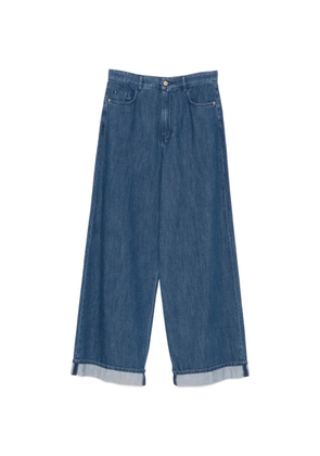 Max Mara Lupino cuffed trousers - Blue