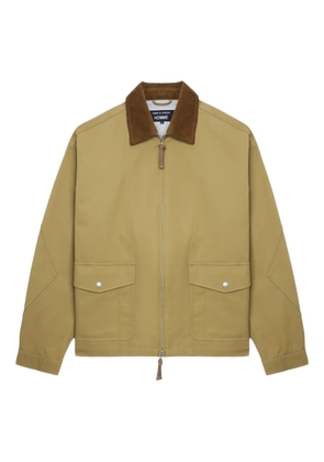 Comme des Garçons Homme corduroy-collar flap-pocket jacket - Neutrals