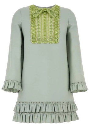 Valentino Garavani bow-detail mini dress - Green