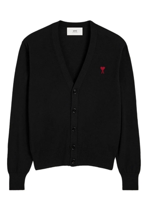 AMI Paris Ami de Coeur cardigan - Black