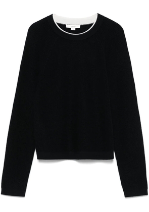 Vince contrasting-trim sweater - Blue