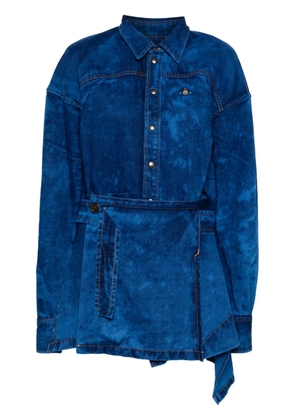 Vivienne Westwood Meghan faded mini dress - Blue