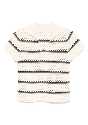 Vince macrame striped top - Neutrals