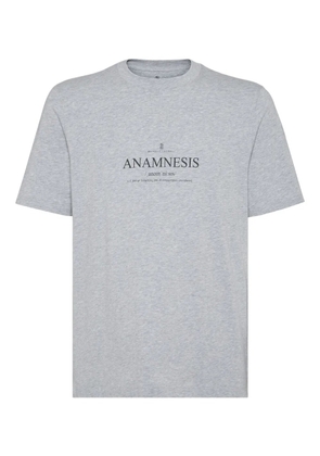 Brunello Cucinelli graphic-print T-shirt - Grey