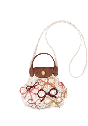 Longchamp Le Pliage bow-detail tote bag - Neutrals