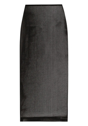 Dolce & Gabbana mesh midi skirt - Black