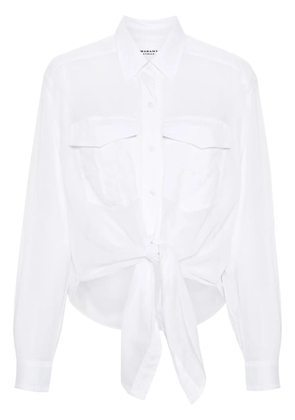 MARANT ÉTOILE Nath organic cotton shirt - White