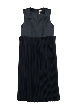 Comme Des Garçons pleated dress - Blue