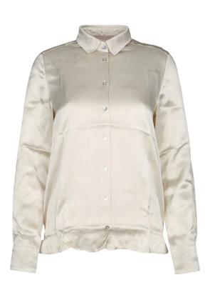 I BLUES silk button-up shirt - White