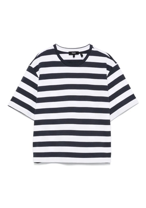 Theory wide stripe T-shirt - Blue