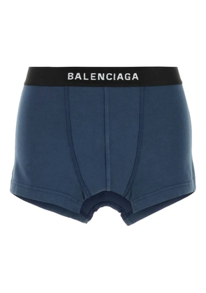 Balenciaga logo-band boxers - Blue