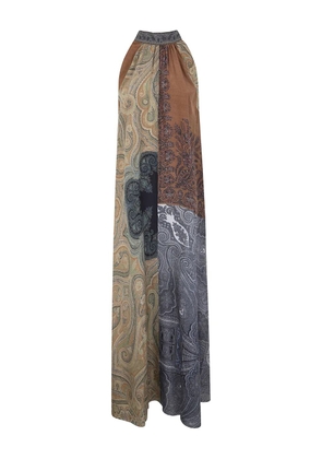 Pierre-Louis Mascia Brule midi dress - Brown