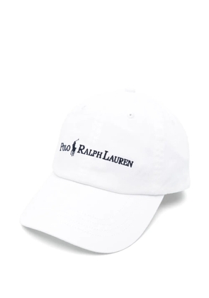 Polo Ralph Lauren cotton twill baseball cap - White